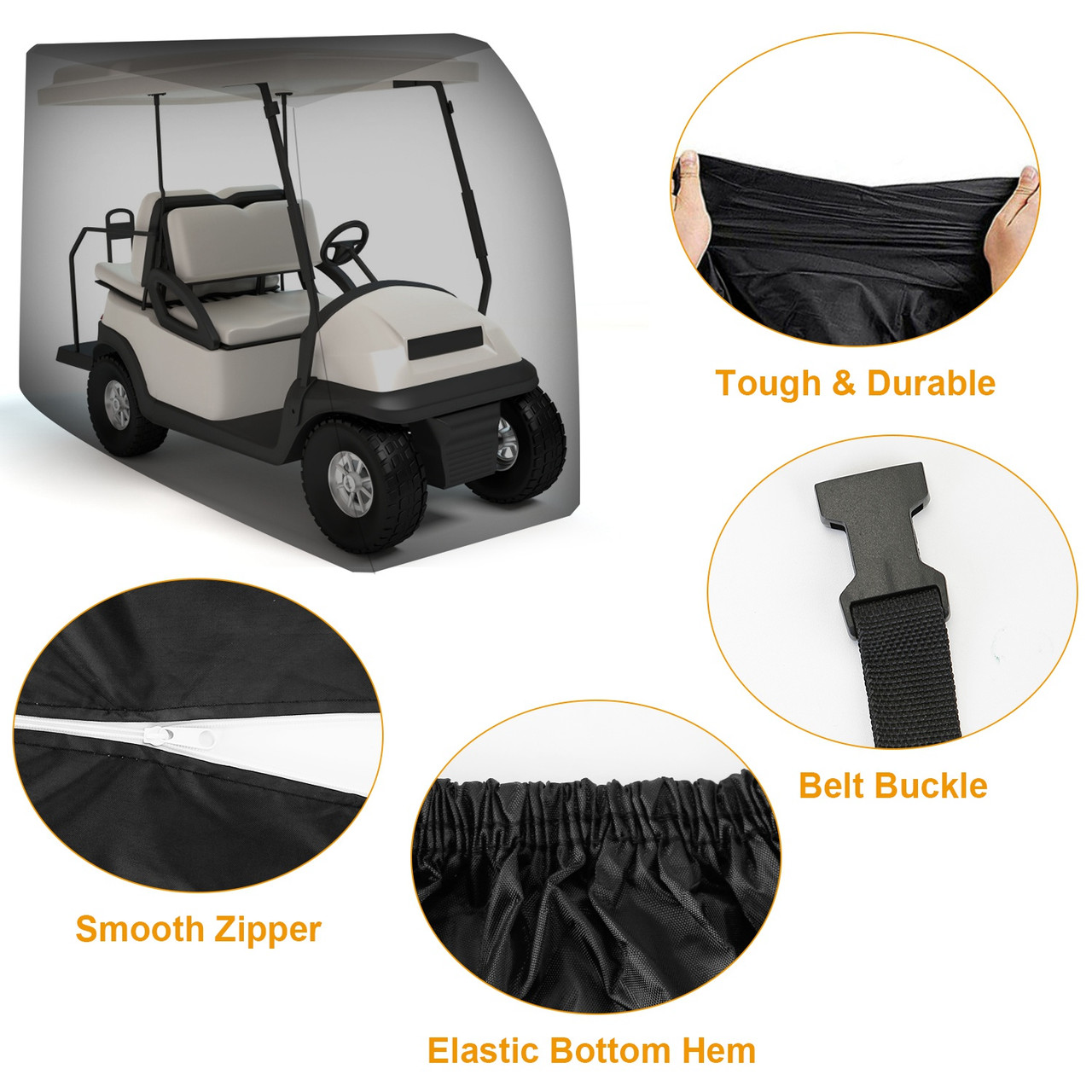 LakeForest® Universal 4-Passenger Golf Cart Cover product image