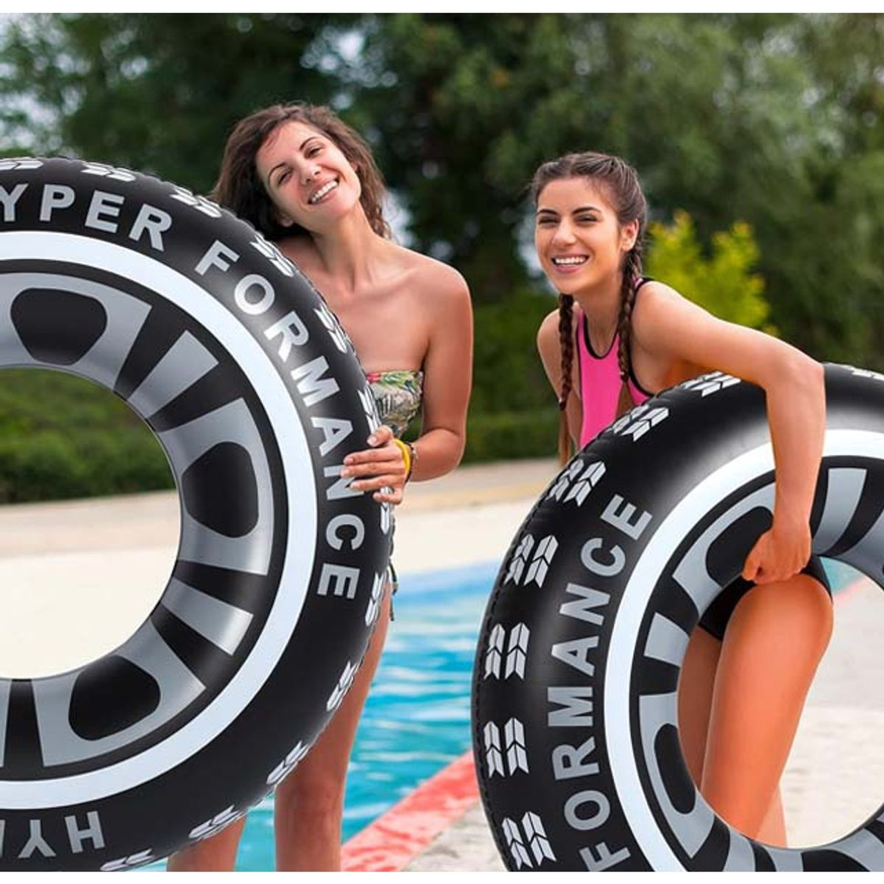 Aqua World™ Inflatable Swim Ring for Adults (2-Pack) product image