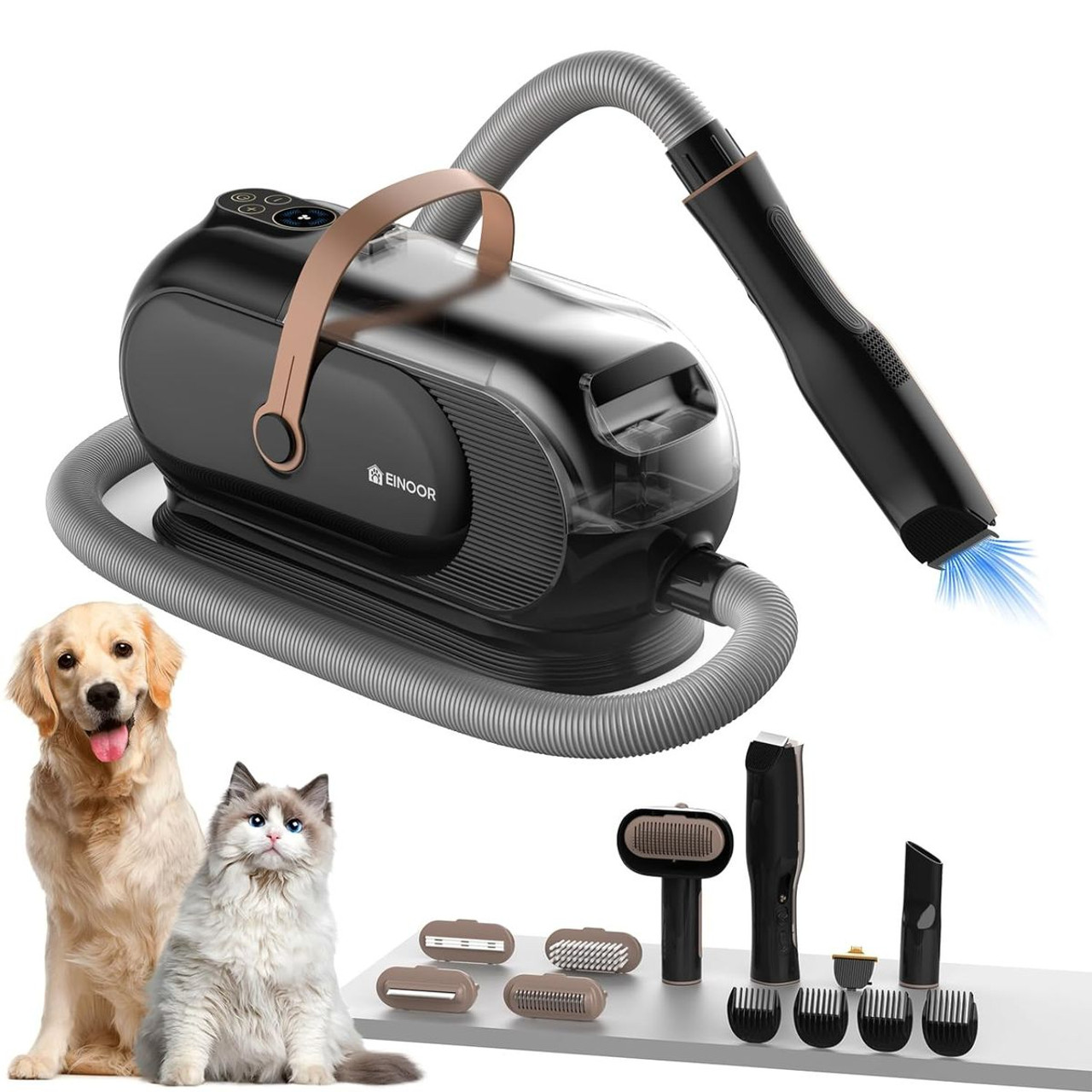 Einoor® Professional Pet Grooming Kit with Vacuum Function product image