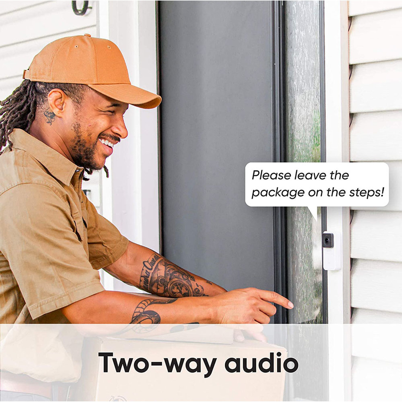 Wyze® Wired Video Doorbell with 2-Way Audio and Night Vision product image