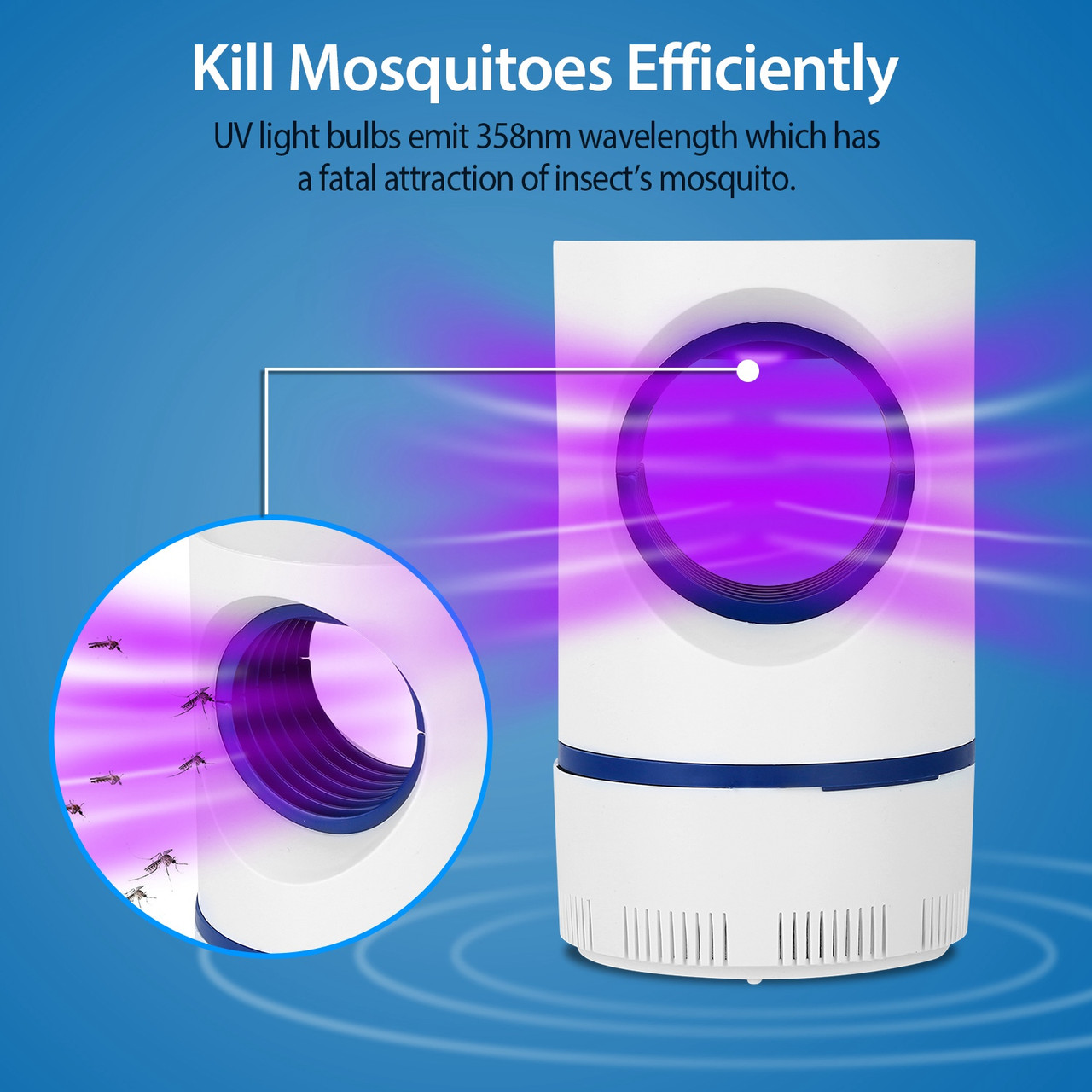 USB Electric Mosquito Trap Lamp product image