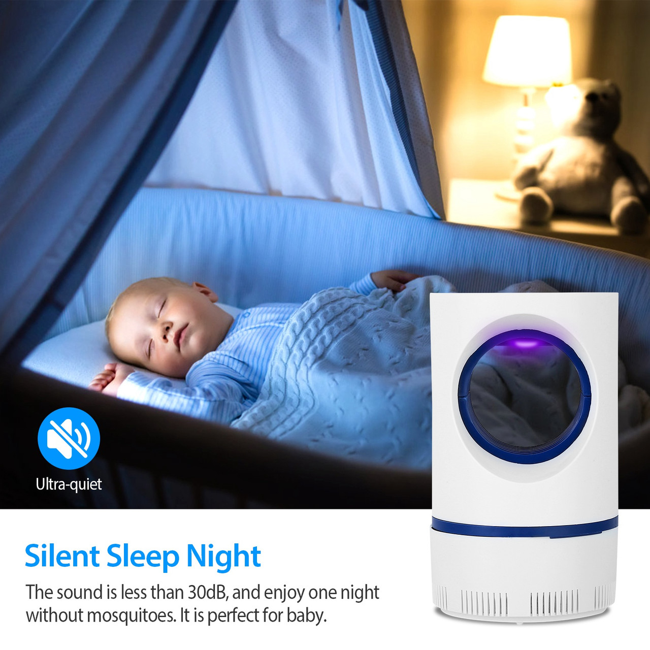 USB Electric Mosquito Trap Lamp product image