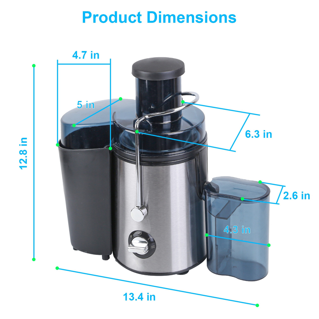 NewHome™ 1000W Centrifugal Juicer product image