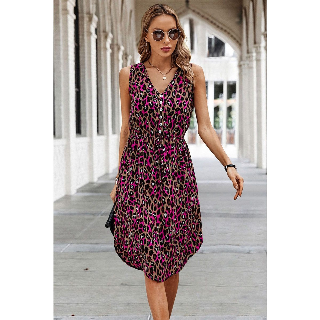 Women's Wild at Heart Sleeveless Midi Dress product image