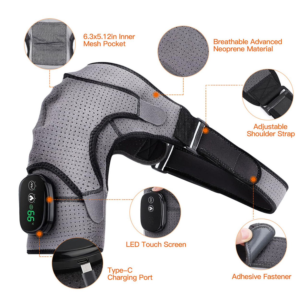 iMounTEK® Cordless Shoulder Heating Pad product image