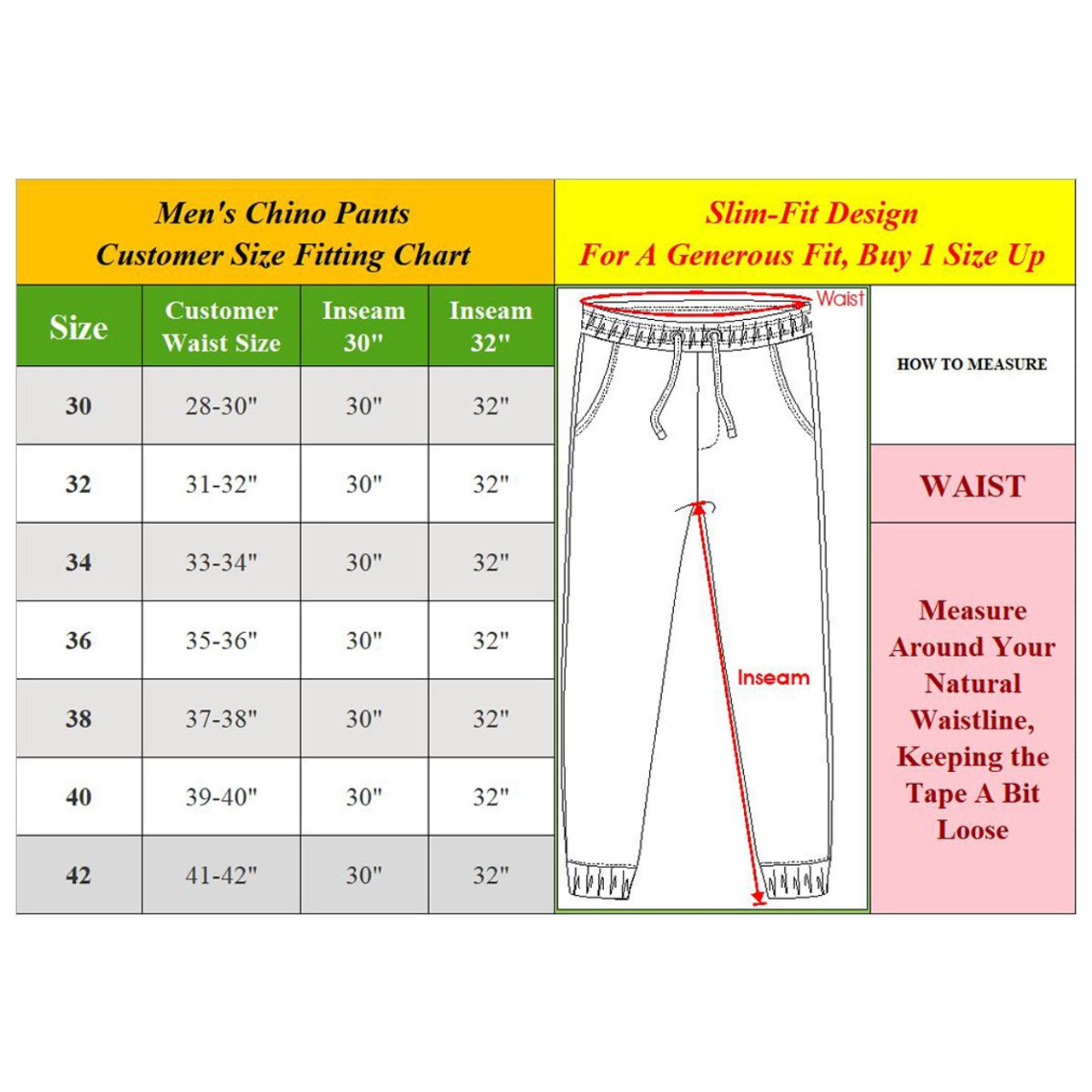 Men's Slim-Fit Cotton Stretch Chino Pants product image