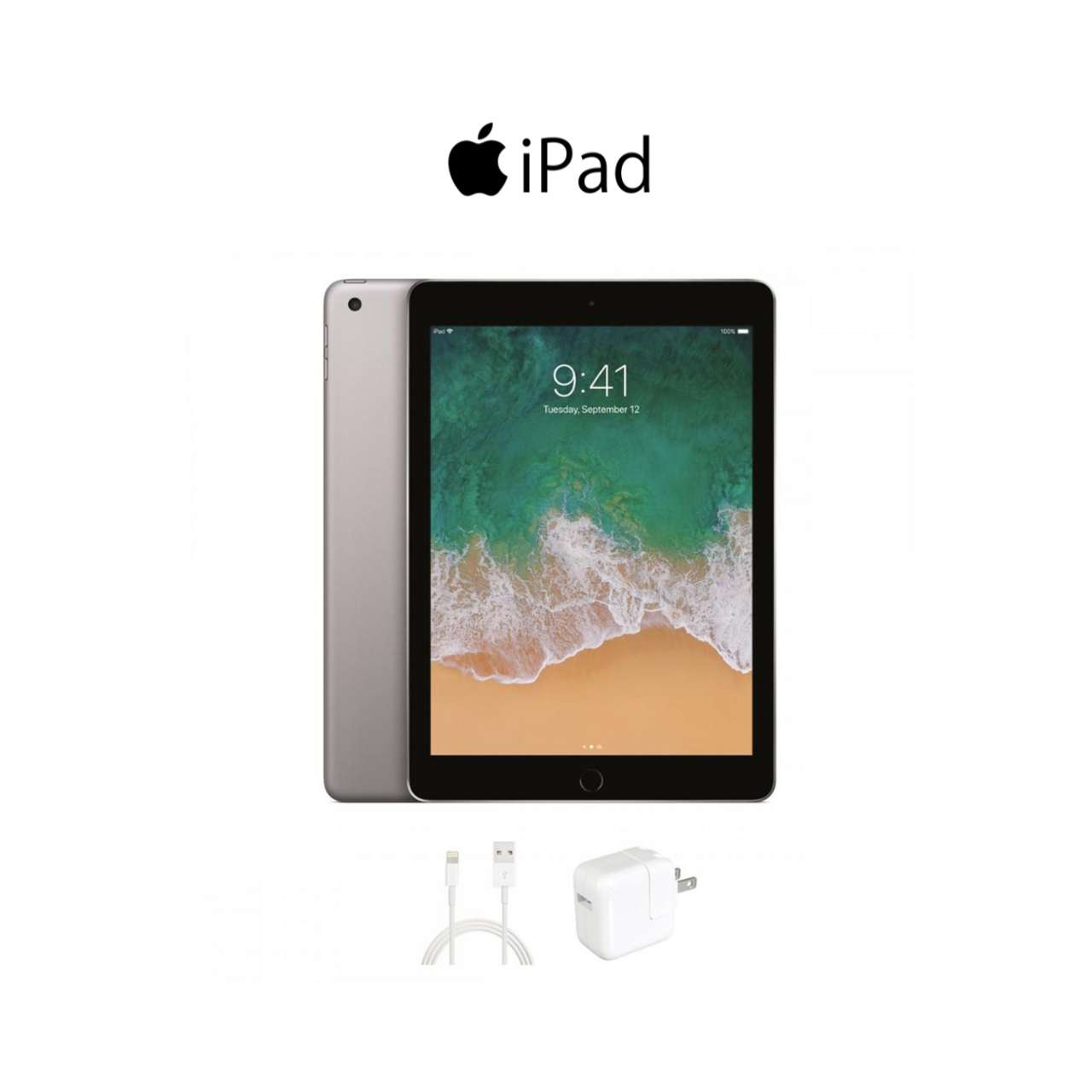 Apple® iPad 6, 32GB, Space Gray - Bad Touch ID (2018 Release) product image