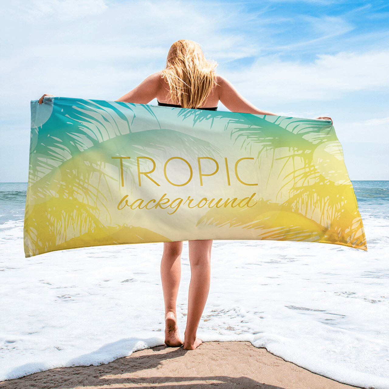 2-in-1 Windproof Beach Backpack Towel product image