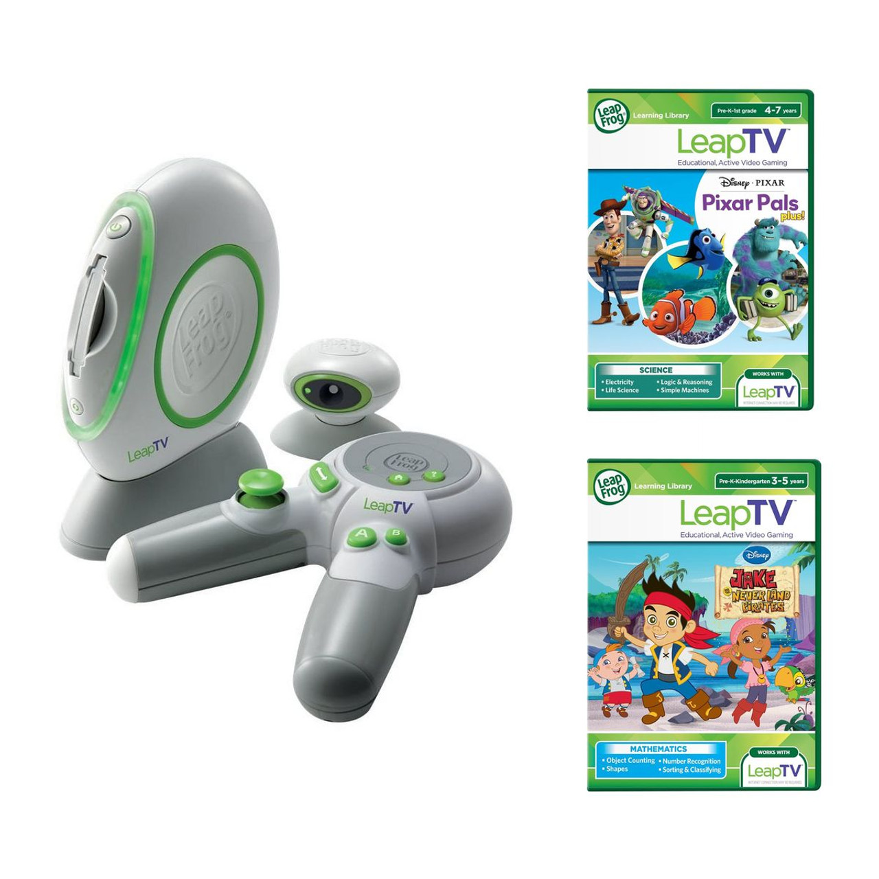 LeapFrog® LeapTV Educational Gaming System Bundle with 2 Games product image