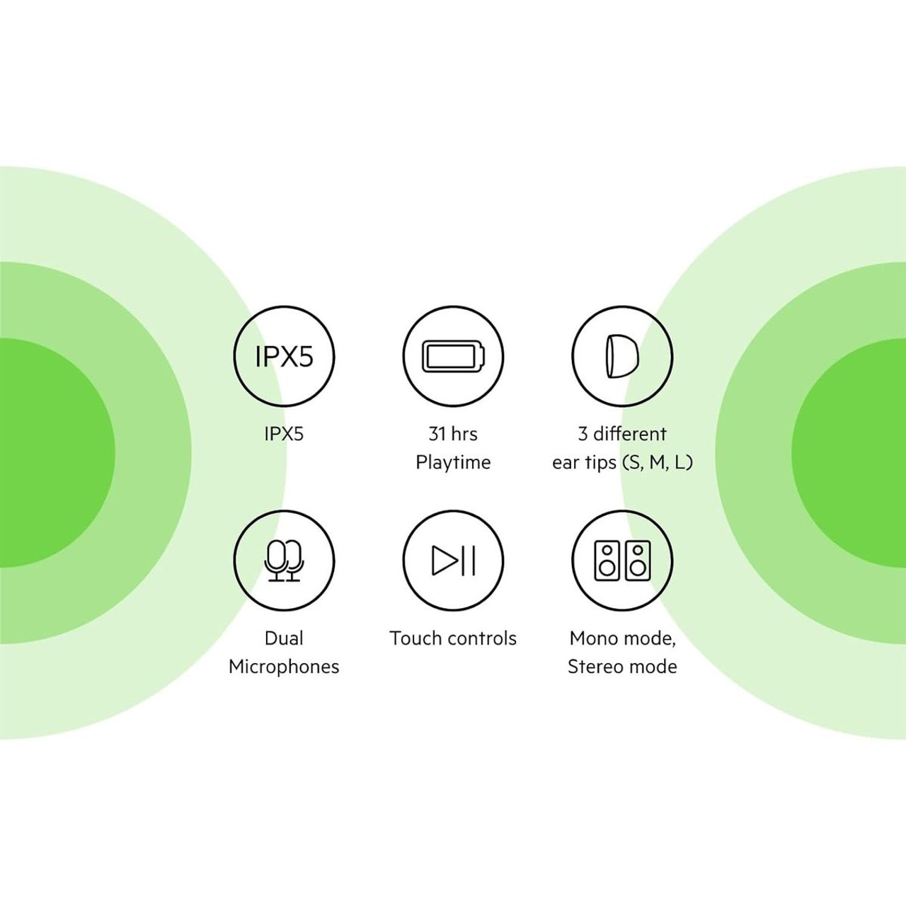 Belkin SoundForm Rise Ear Buds product image