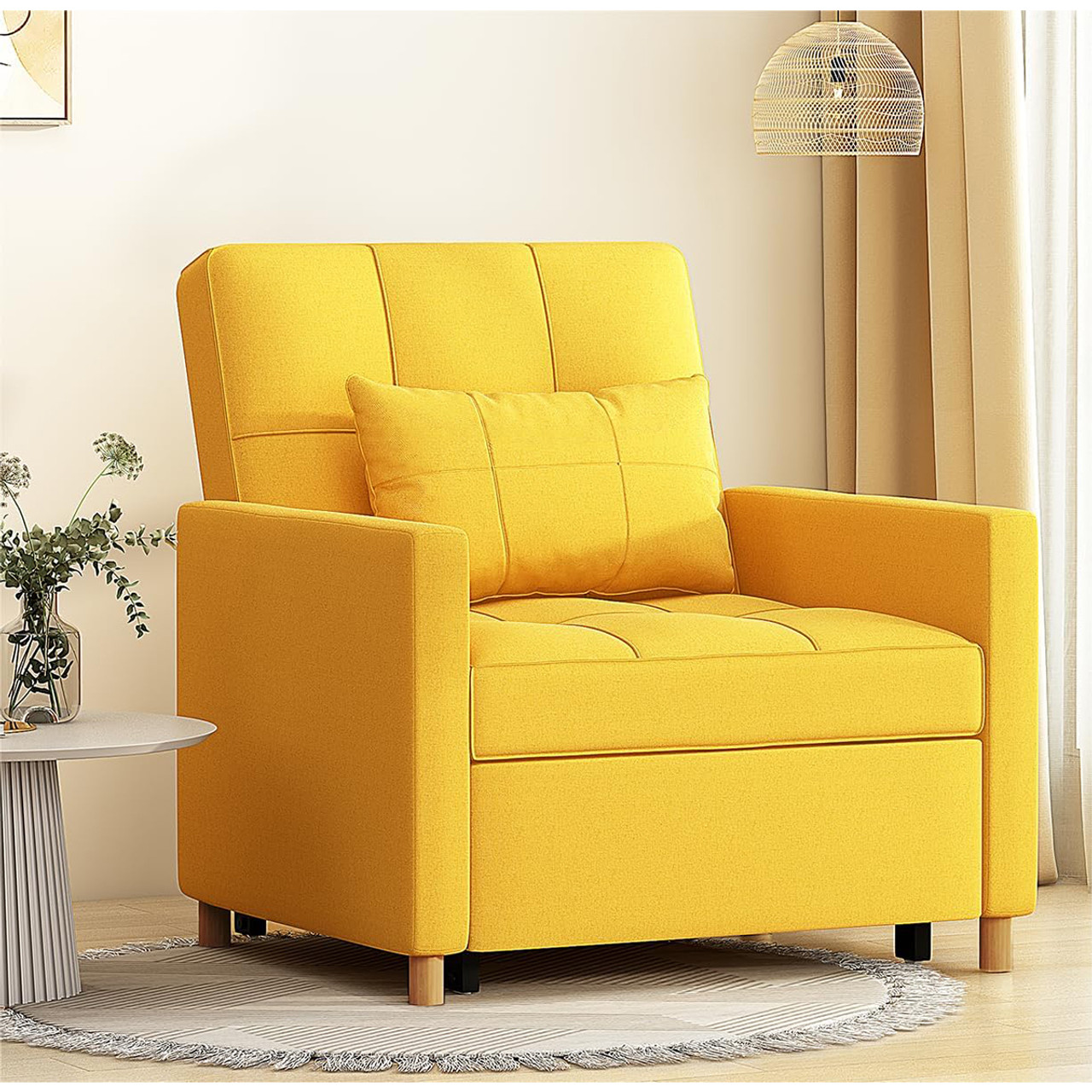 3-in-1 Fold-out Sofa Chair Bed with Pillow product image