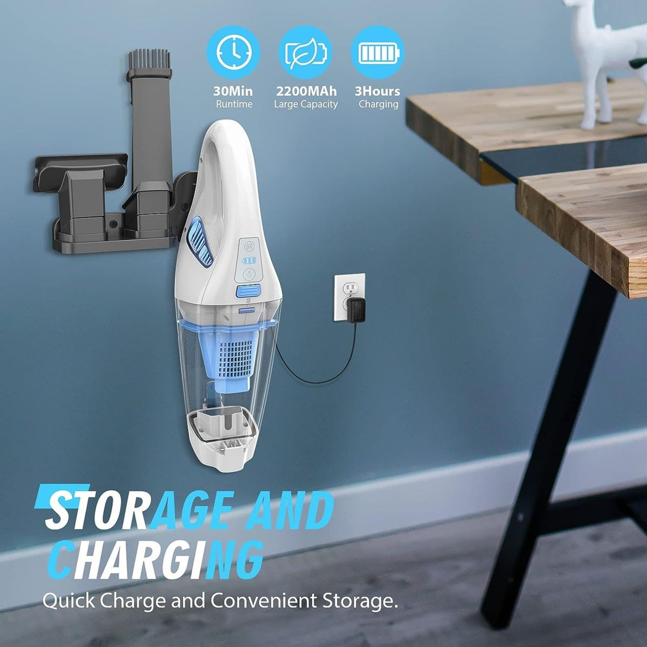 Fuoayoc H11 Cordless Rechargeable Handheld Vacuum  product image