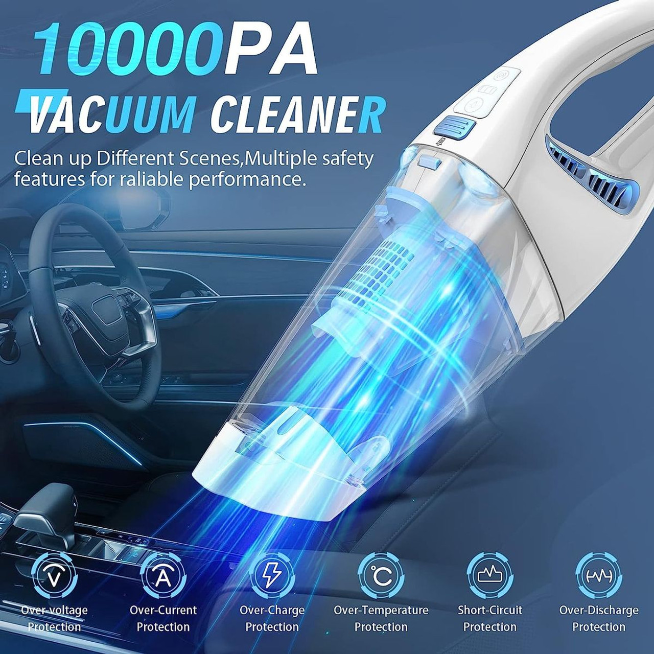 Fuoayoc H11 Cordless Rechargeable Handheld Vacuum  product image