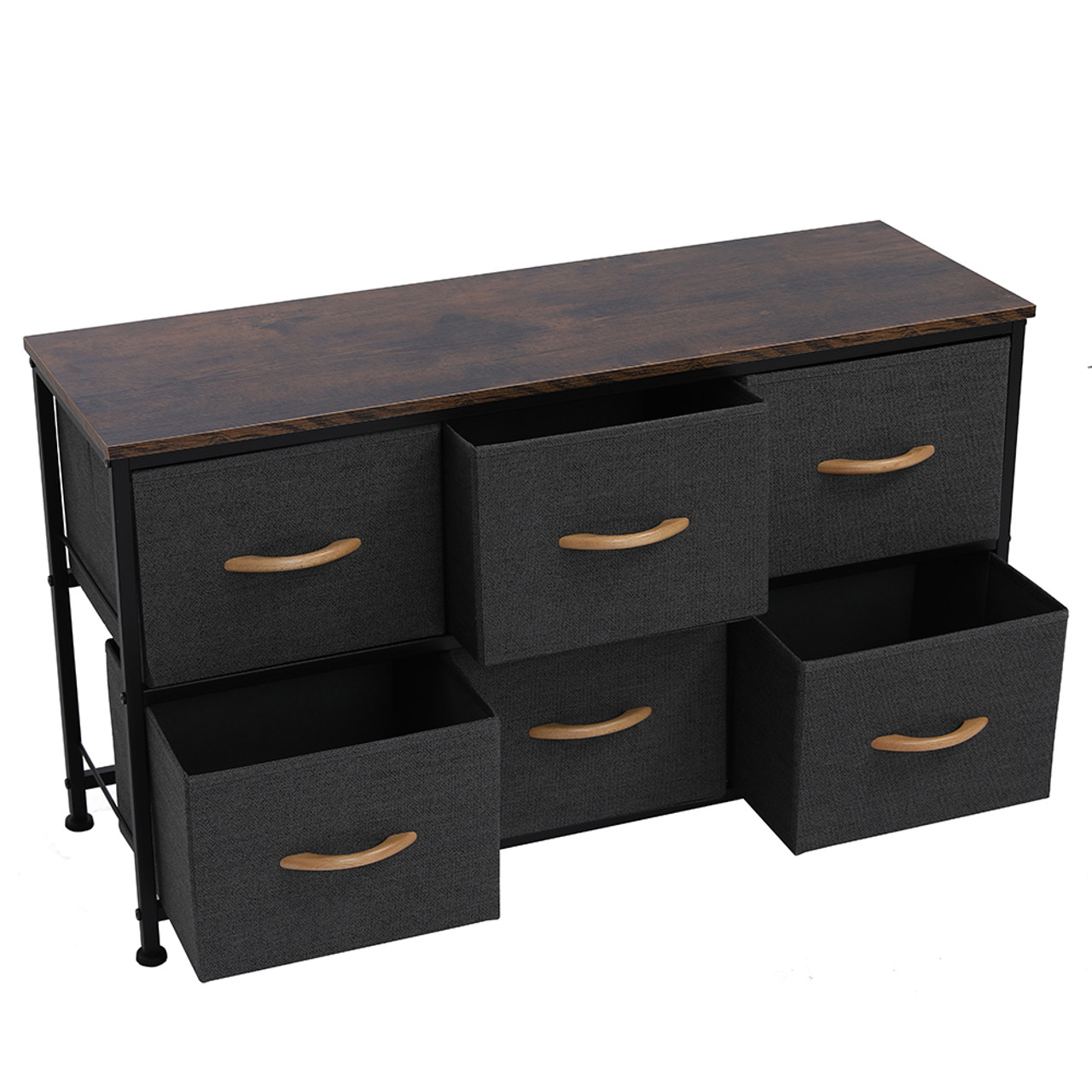 3-Tier Dresser with 6 Fabric Drawers product image