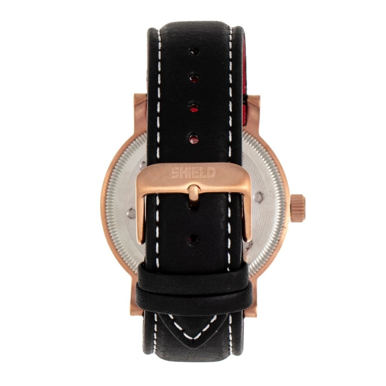 Shield Gilliam Leather-Band Men's Diver Watch product image