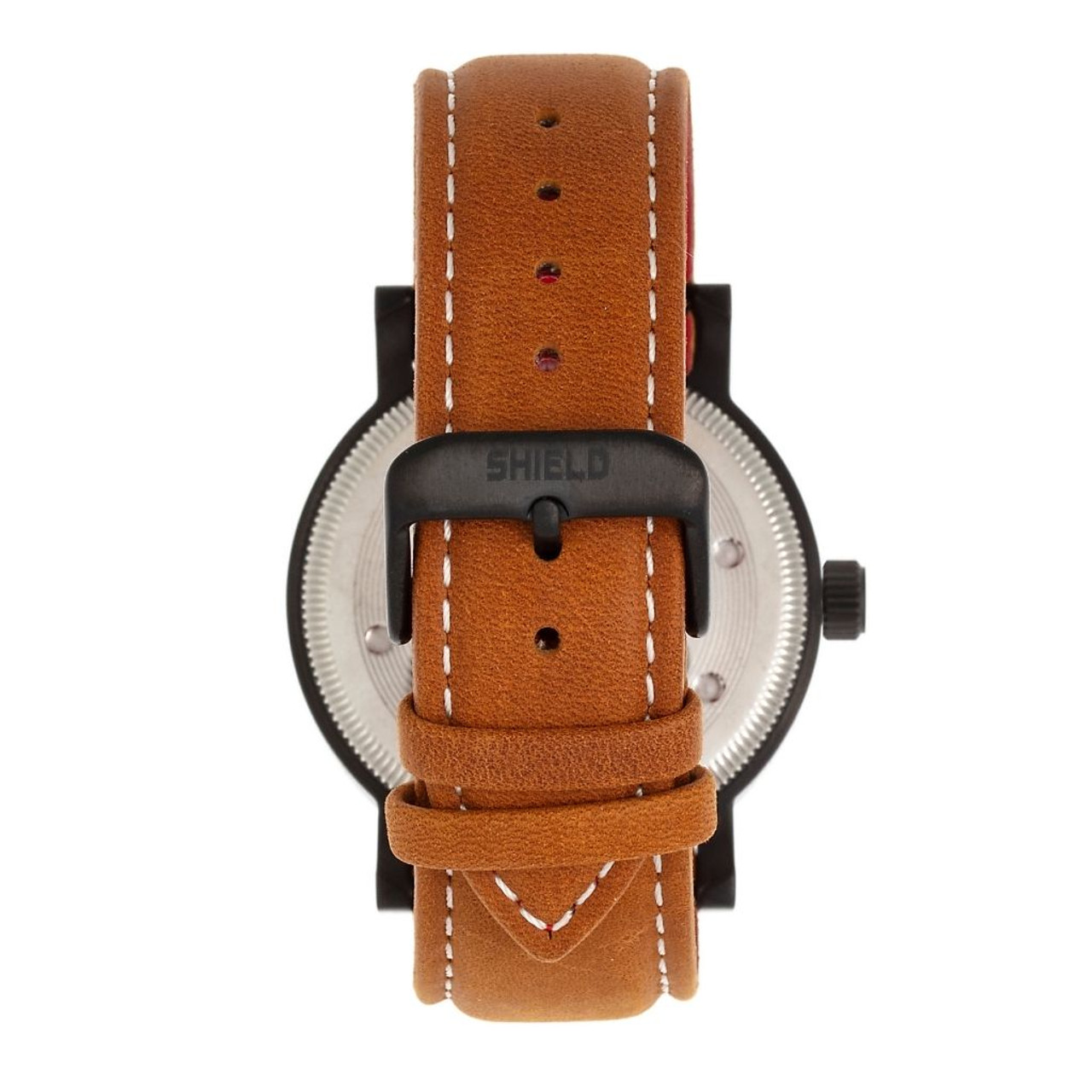 Shield Gilliam Leather-Band Men's Diver Watch product image