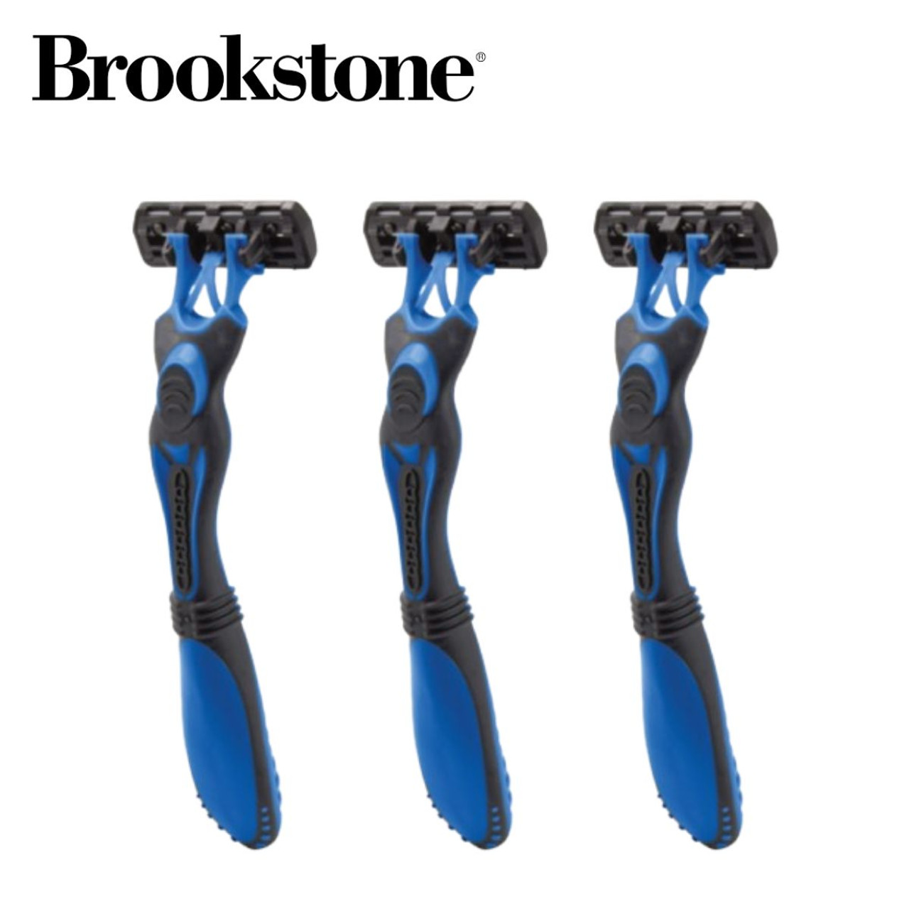 Brookstone® Disposable Razor with 3-Blade Head, 3 ct. product image