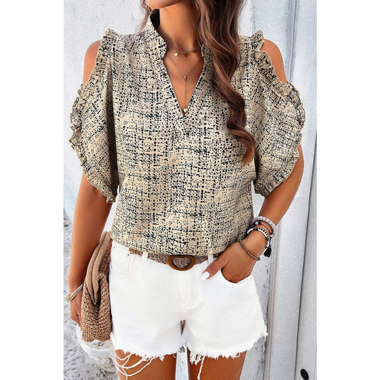 Women's Artistic Edge Open Shoulder Blouse product image