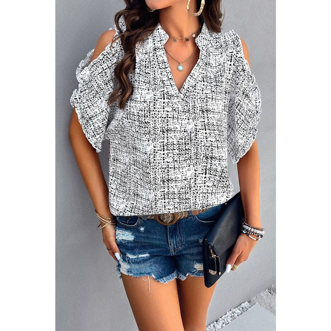 Women's Artistic Edge Open Shoulder Blouse product image