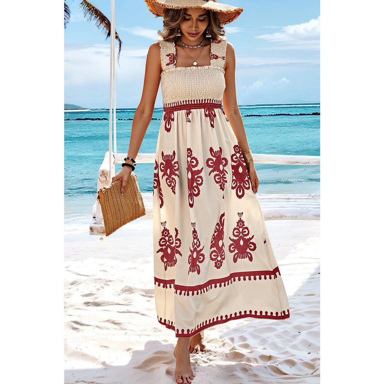 Women's Regal Square Neck Maxi Dress product image