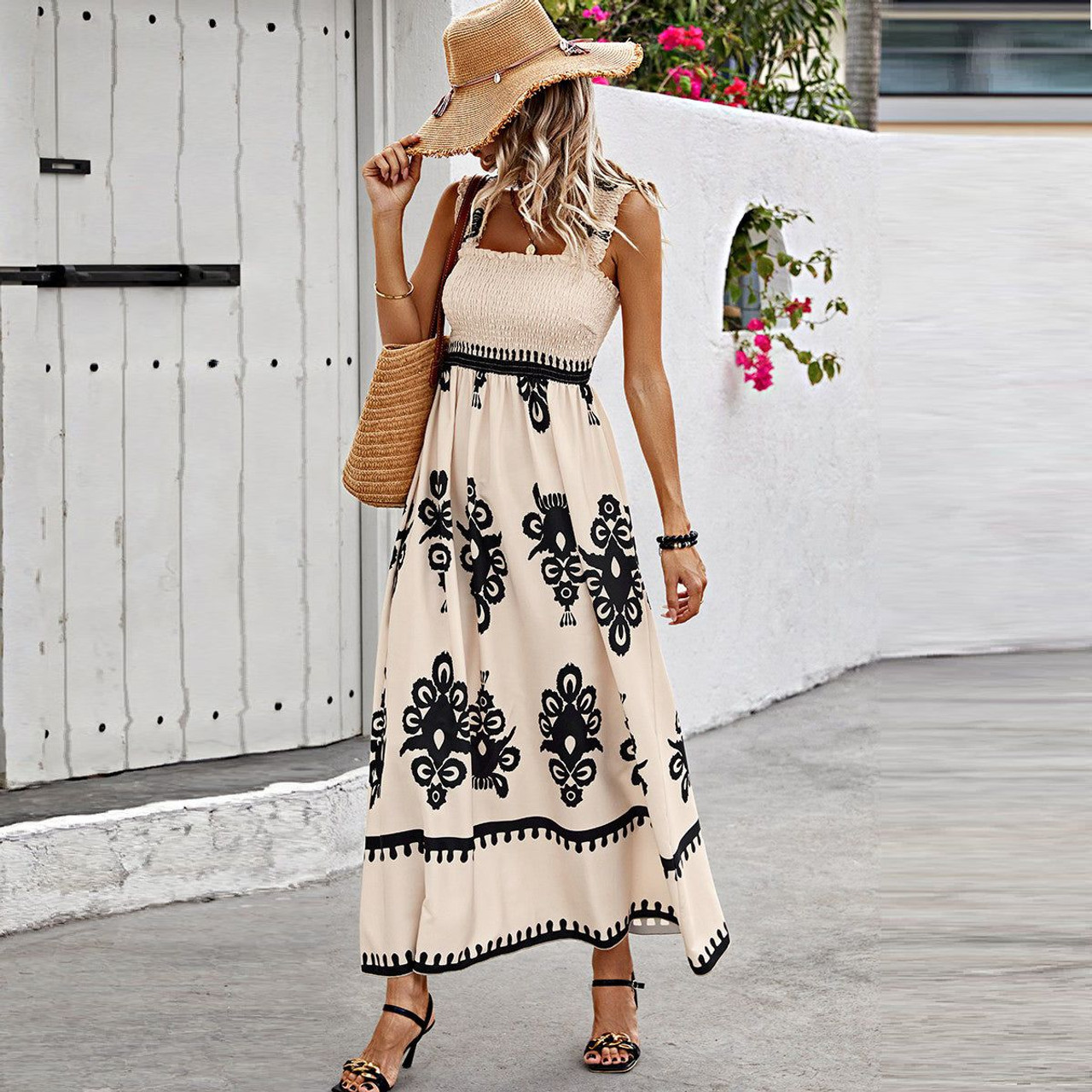 Women's Regal Square Neck Maxi Dress product image