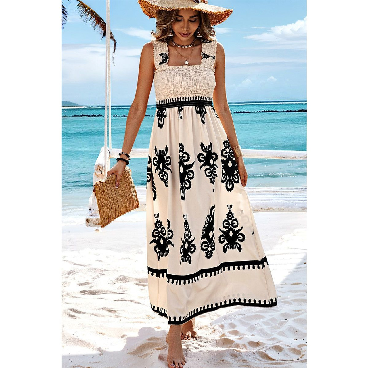 Women's Regal Square Neck Maxi Dress product image