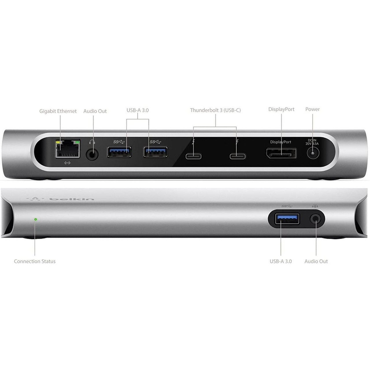 Belkin Thunderbolt 3 Dock with 2.6ft Cable product image