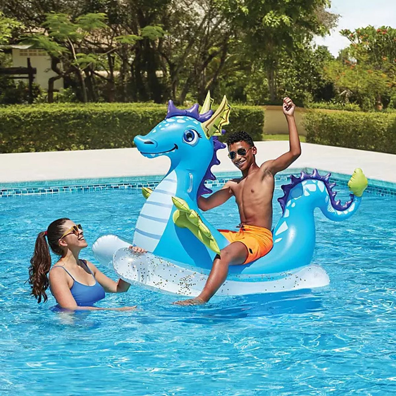 Member's Mark™ Inflatable Ride-on Pool Float with Handles product image