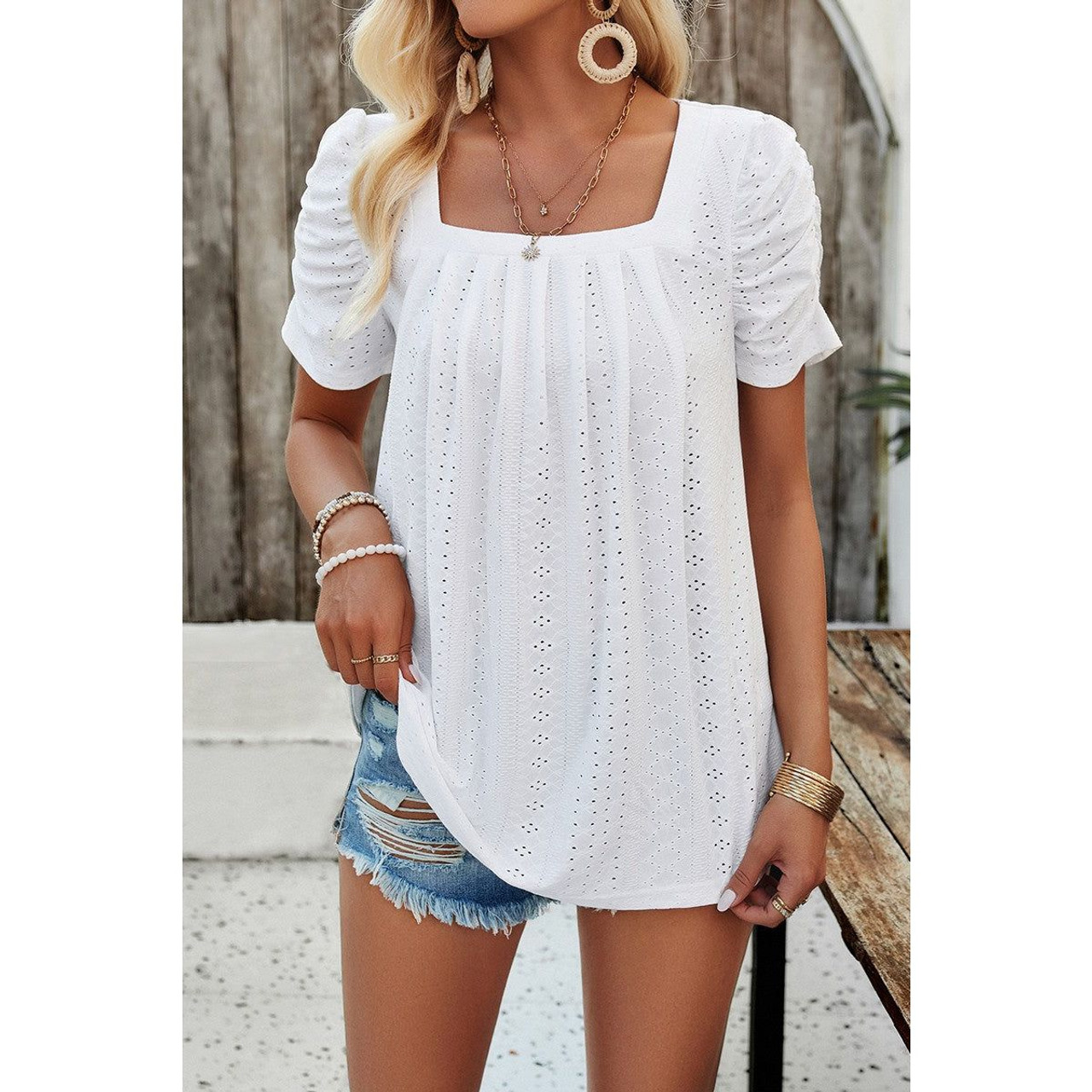 Women's Modern Grace Square Neck Top product image