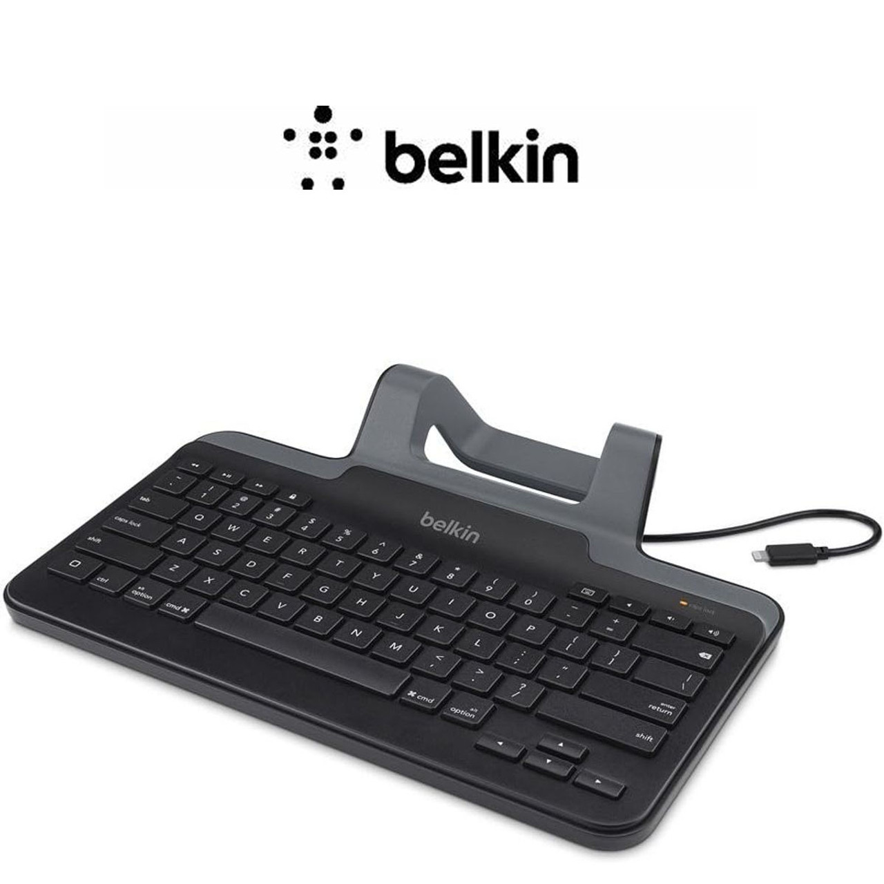 Belkin® Wired Tablet Keyboard with Stand for Apple iPad product image