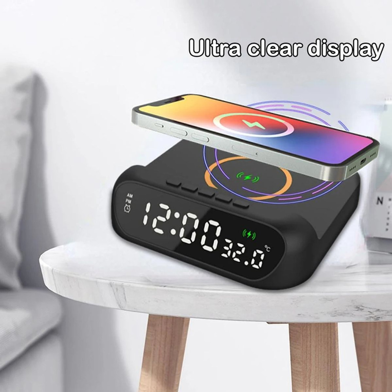 Wireless Charger Alarm Clock product image