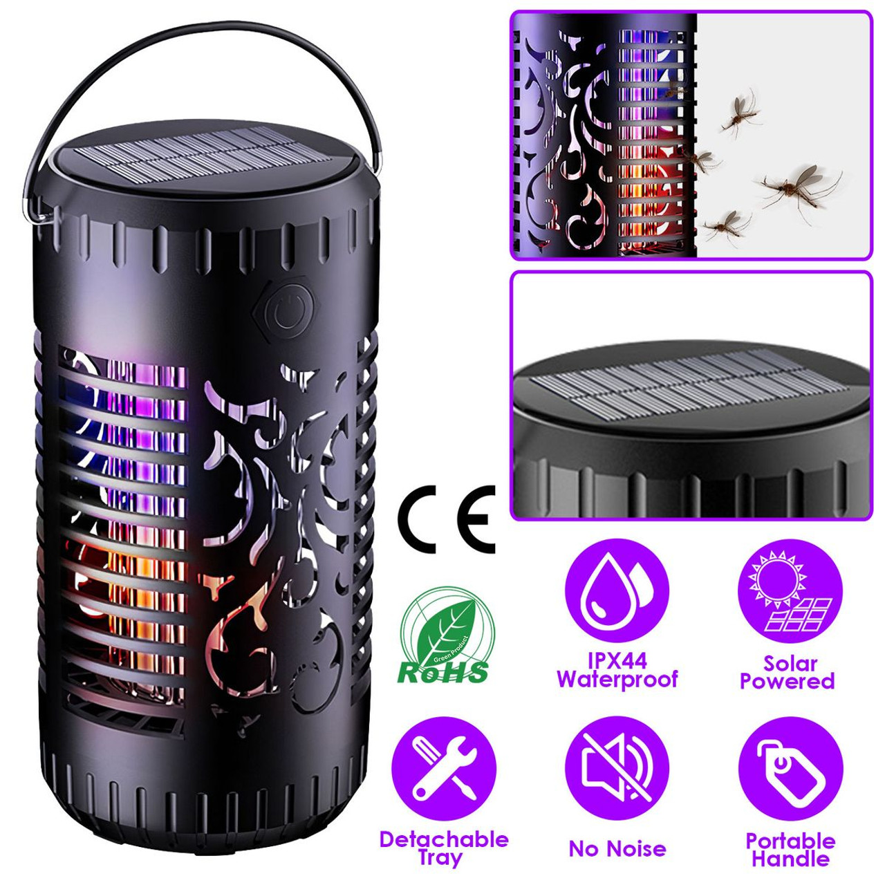 LakeForest® Solar Bug Zapper product image