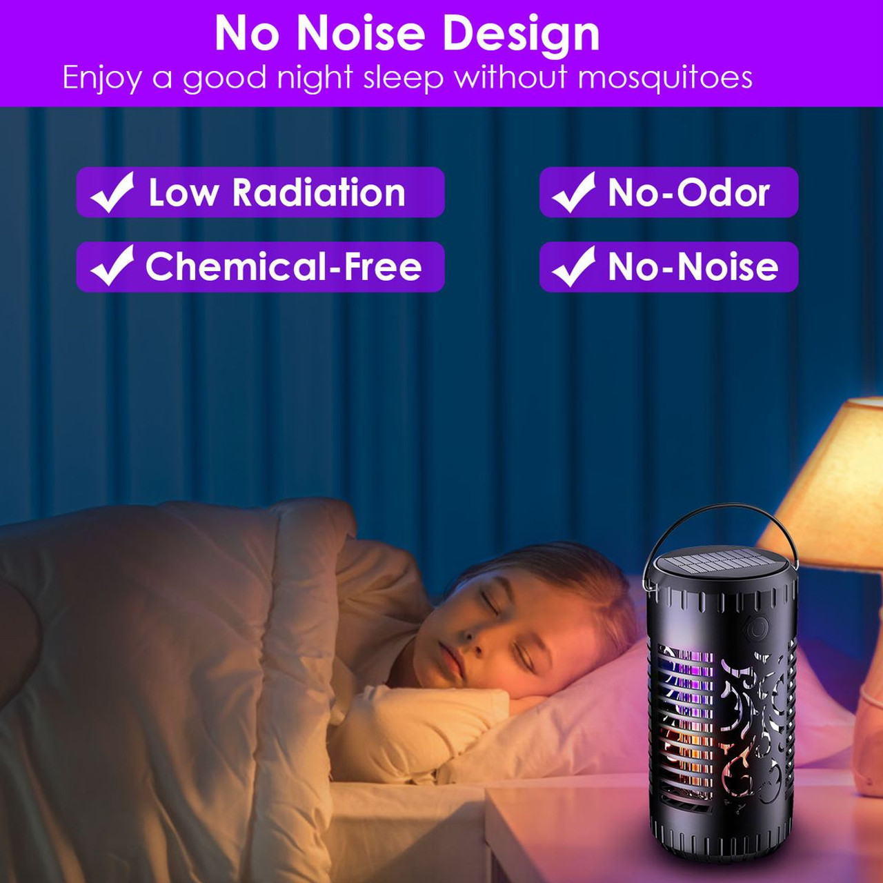 LakeForest® Solar Bug Zapper product image
