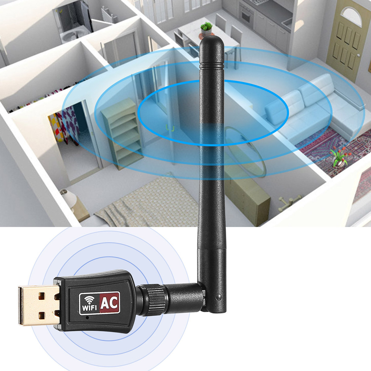 Wireless USB Wi-Fi Adapter product image