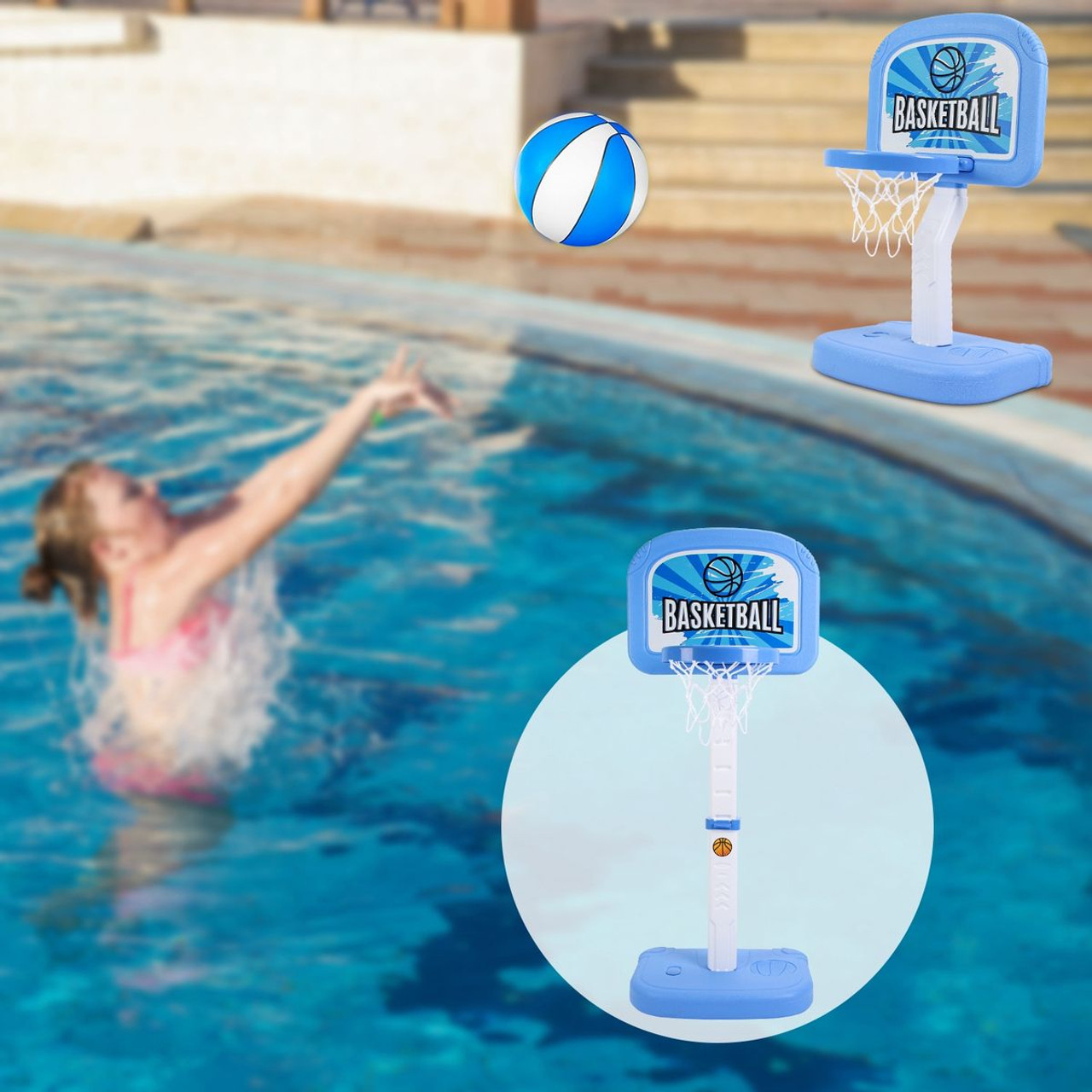 iMounTEK® 2-in-1 Poolside Basketball Game product image