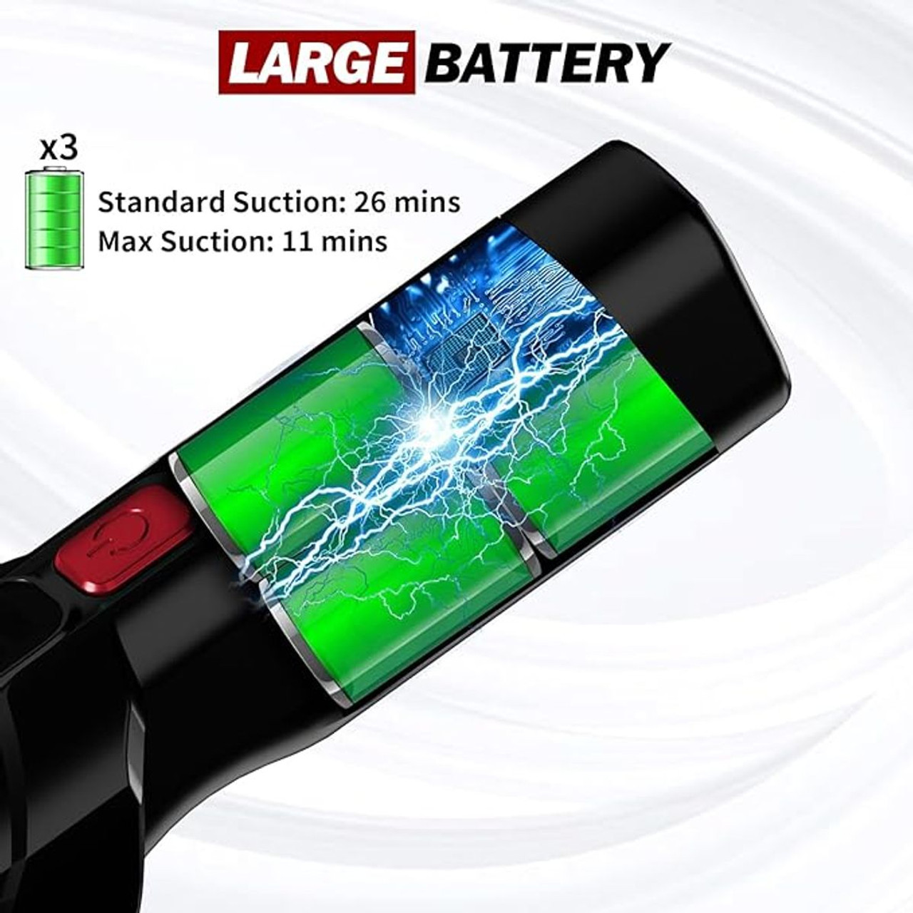 Nicebay® EV-H061 Cordless Handheld Vacuum Cleaner product image