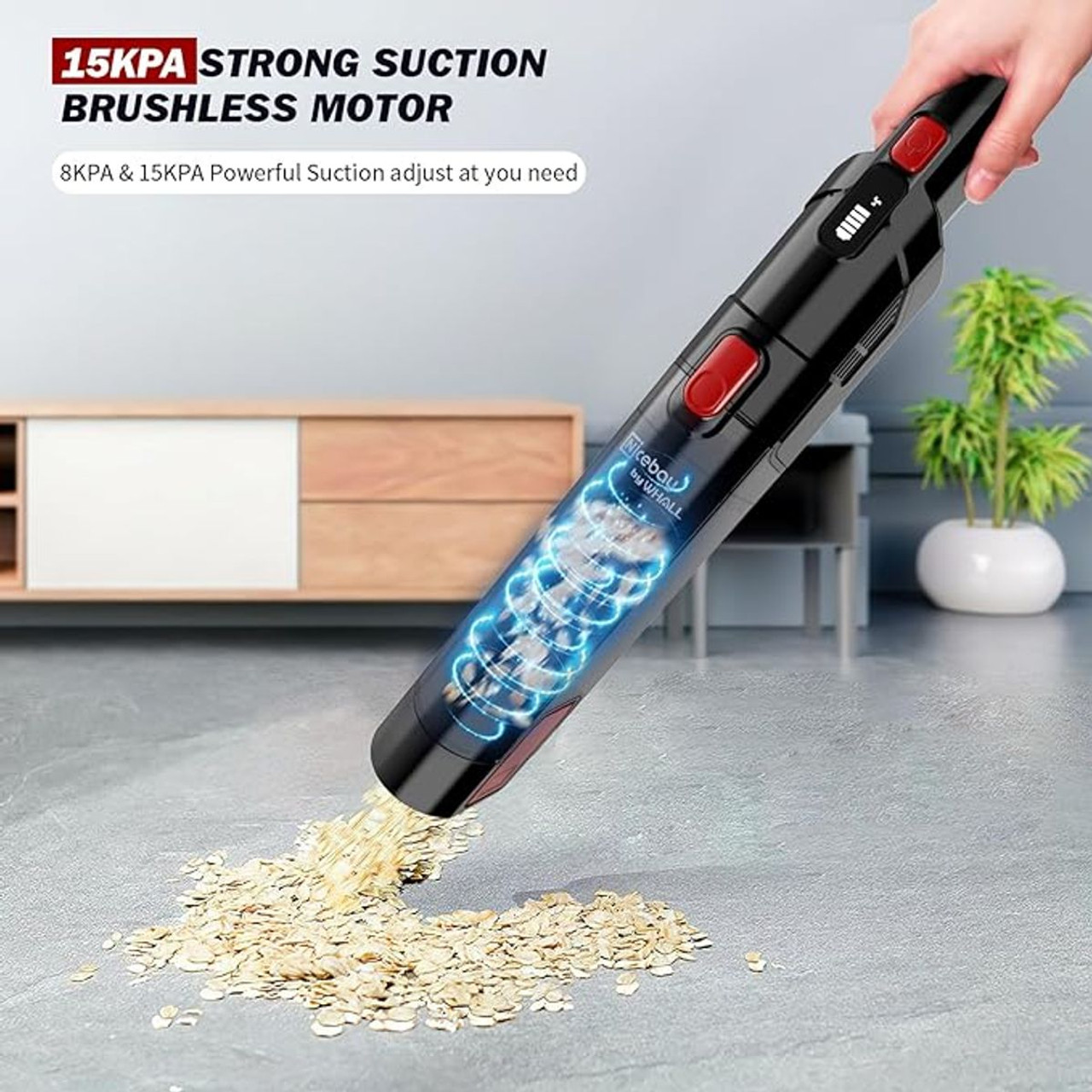 Nicebay® EV-H061 Cordless Handheld Vacuum Cleaner product image