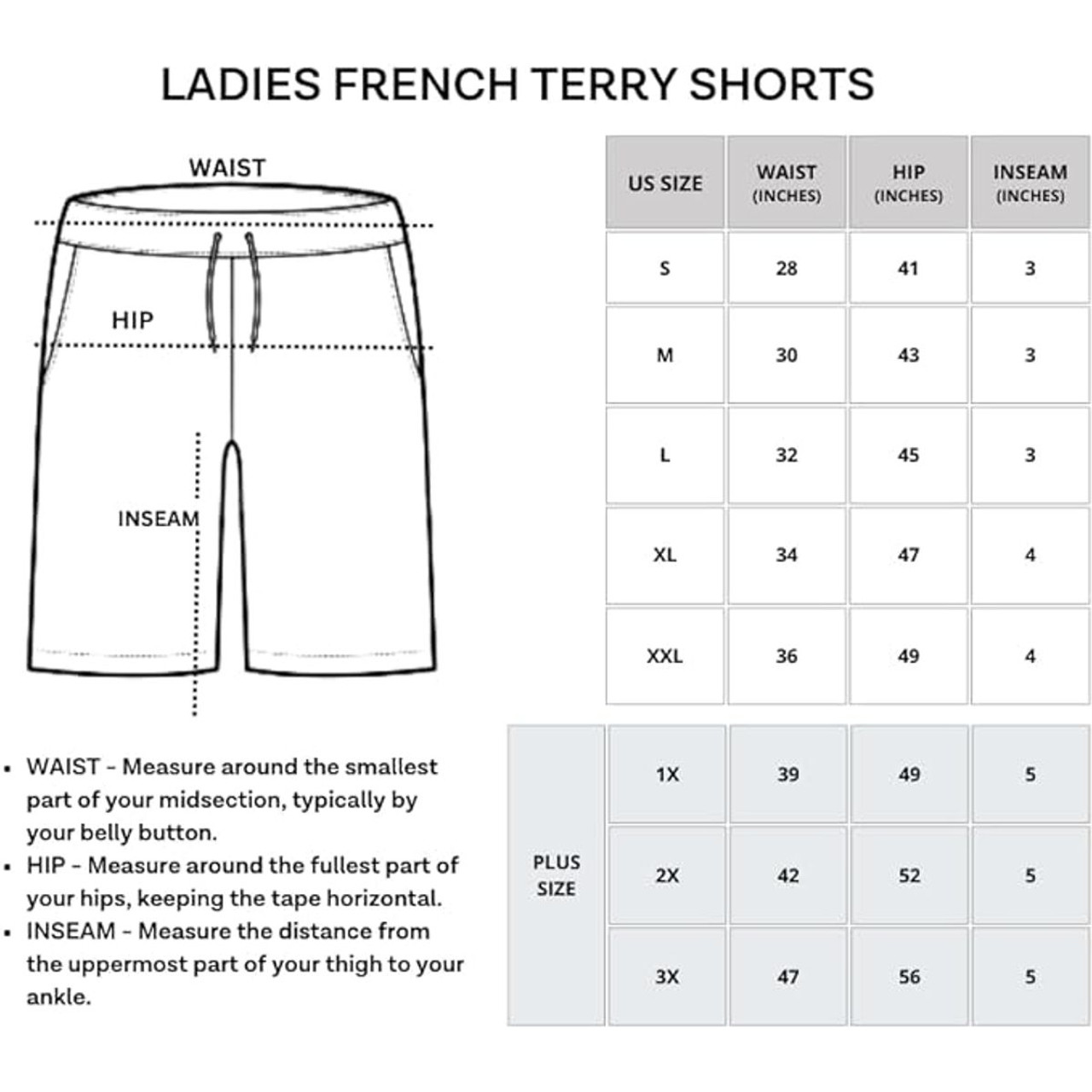 Women's Cotton French Terry Bermuda Shorts with Pockets (6-Pair) product image