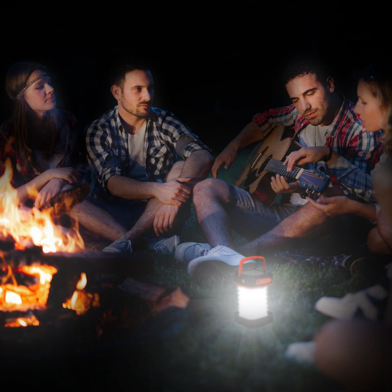 LakeForest® Solar LED Camping Lantern product image