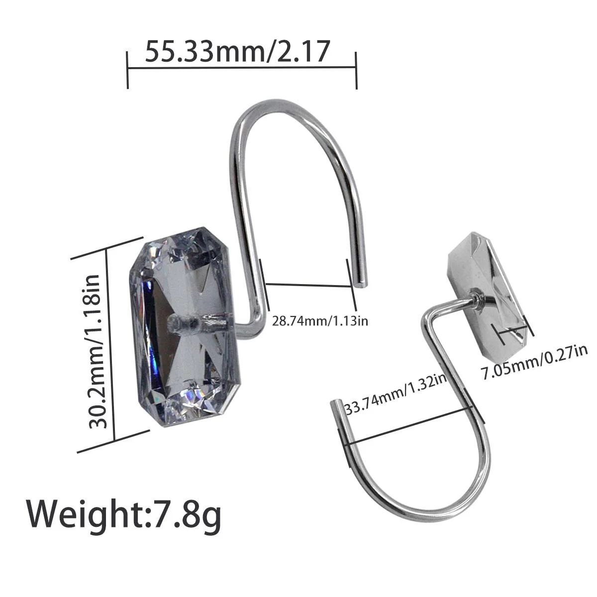 Shower Curtain Hook Rings (Set of 12) product image