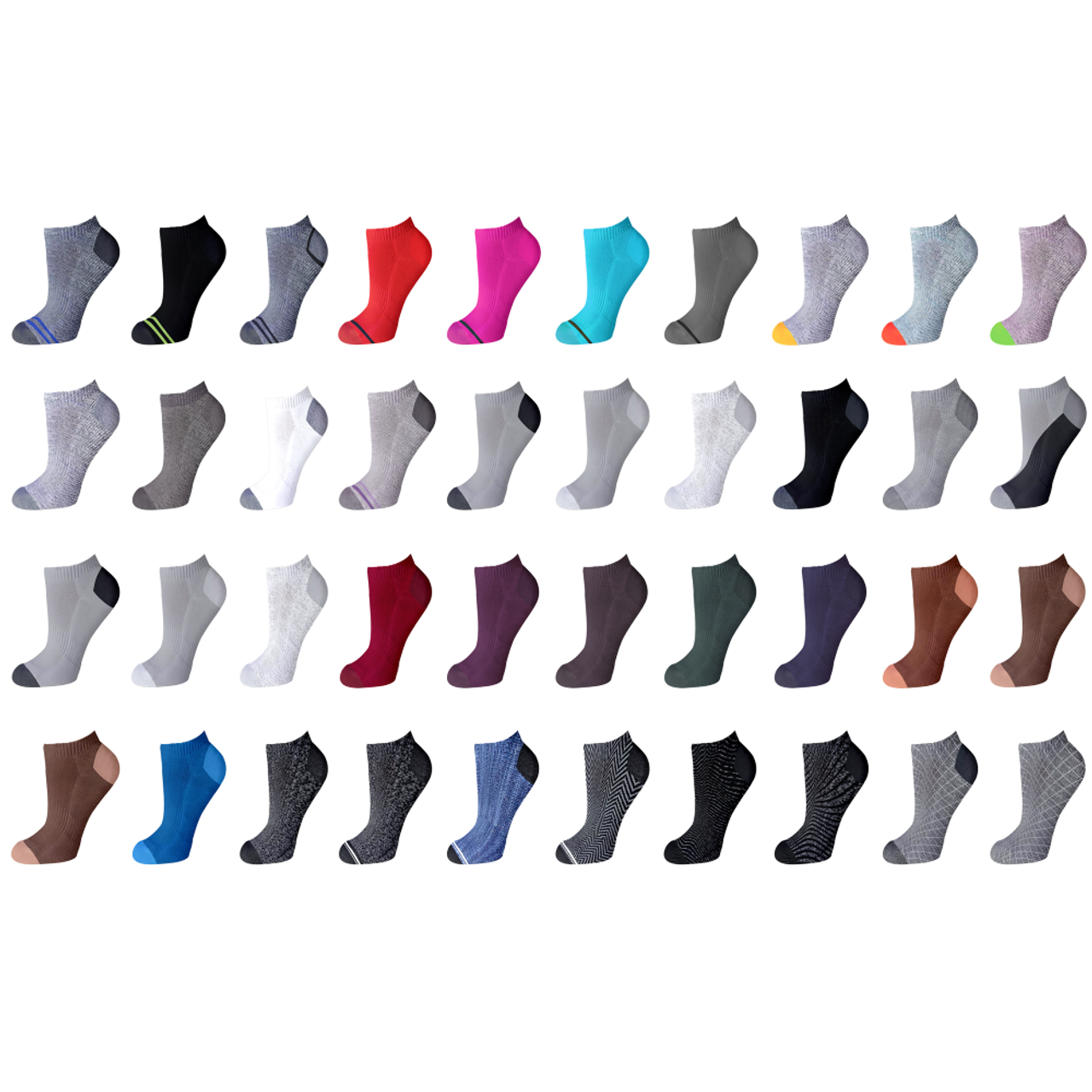 Men's Active Low-Cut Ankle Socks (20- or 40-Pairs) product image