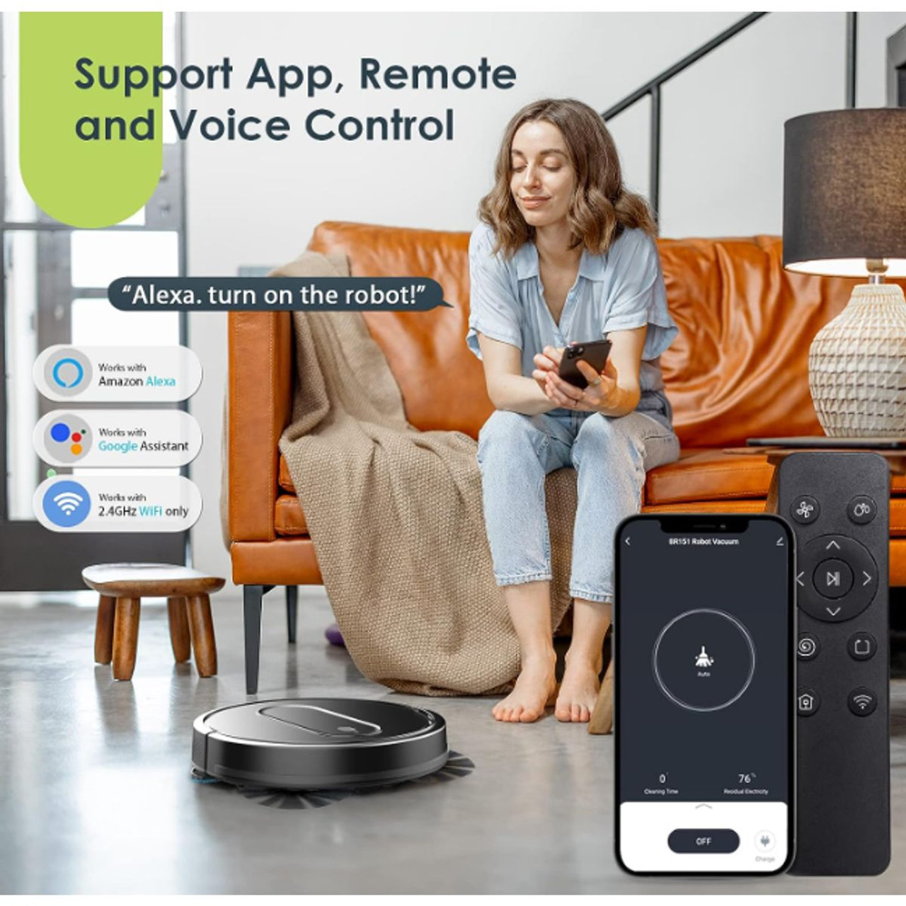 XIEBro HR1010 3-in-1 Self-Charging Robotic Vacuum product image