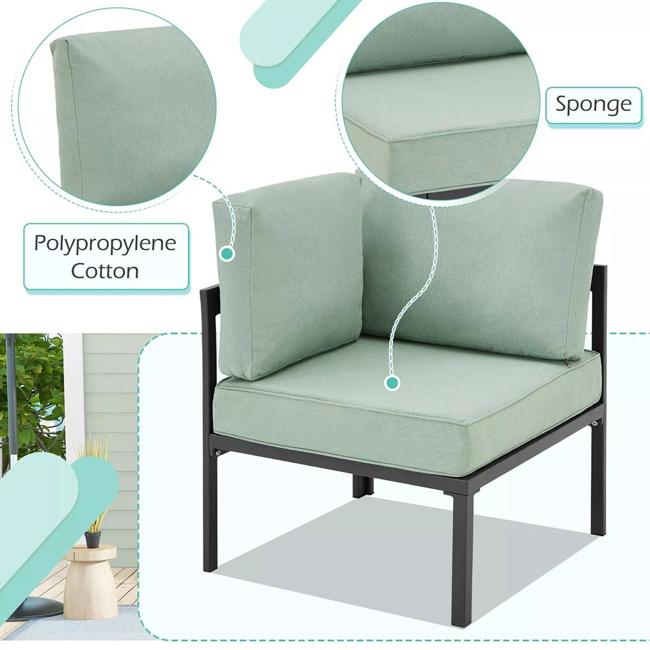 7-Piece Aluminum Patio Furniture Set product image