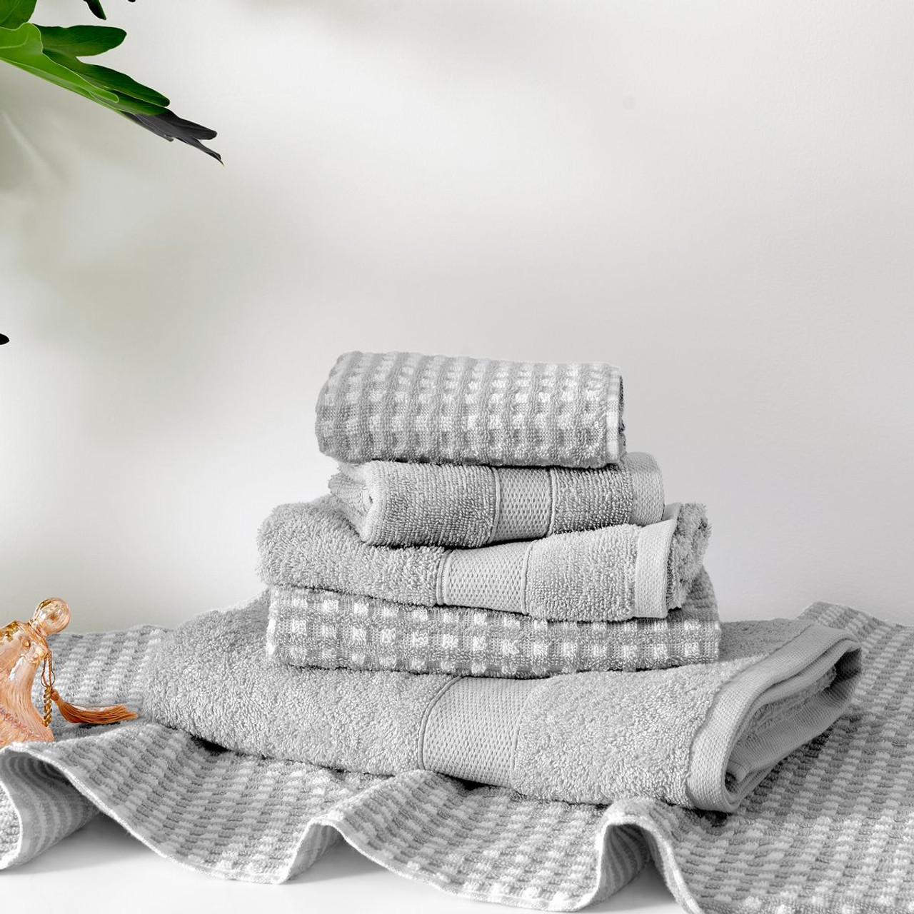 6-Piece Quick-Dry Cotton Towels product image