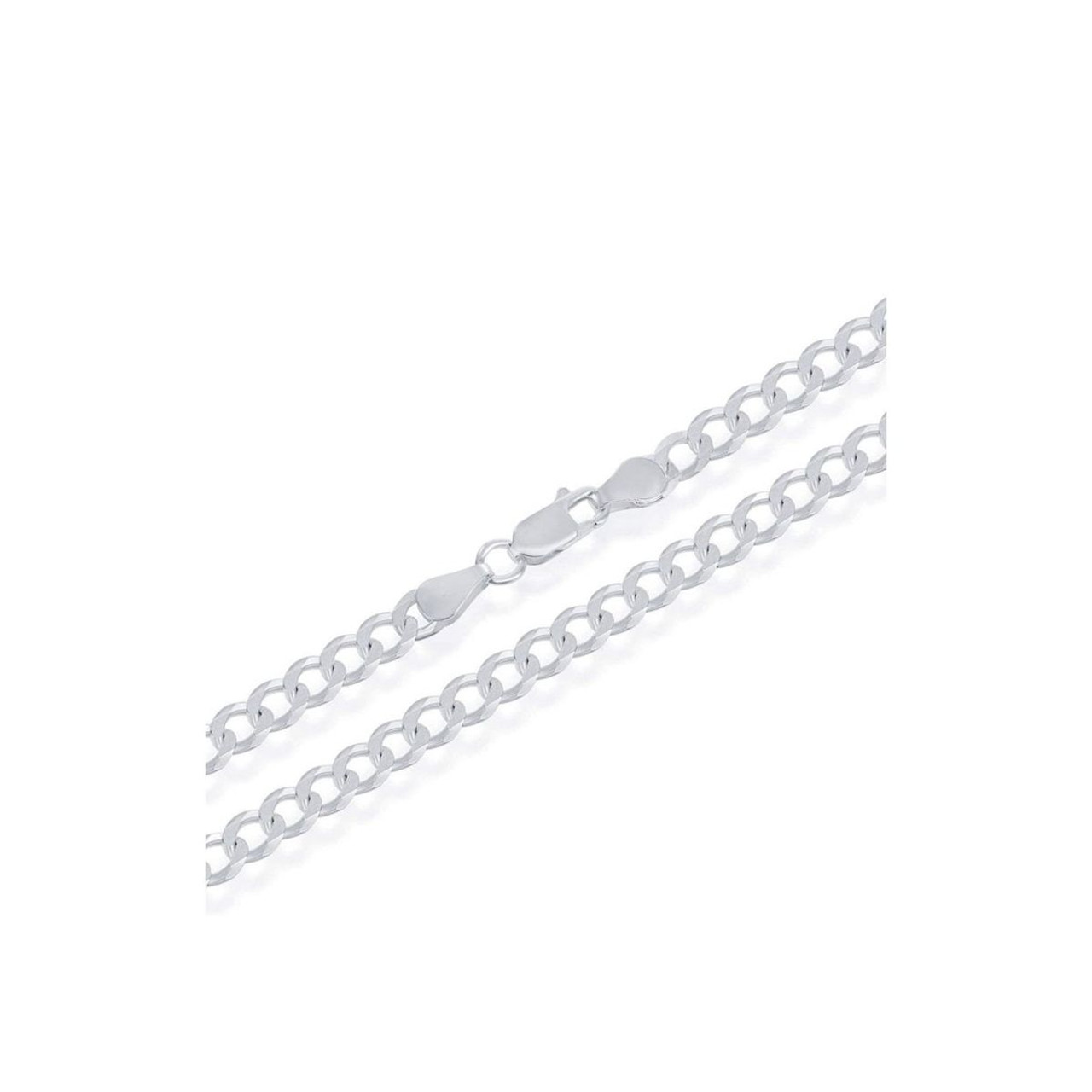 Sterling Silver-Filled 5mm Cuban Link Chain Necklace product image