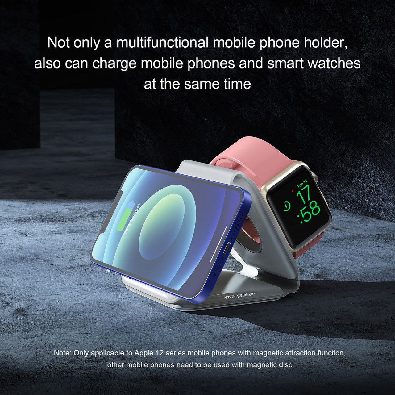 Zummy 3-in-1 MagSafe Magnetic Wireless Charger  product image