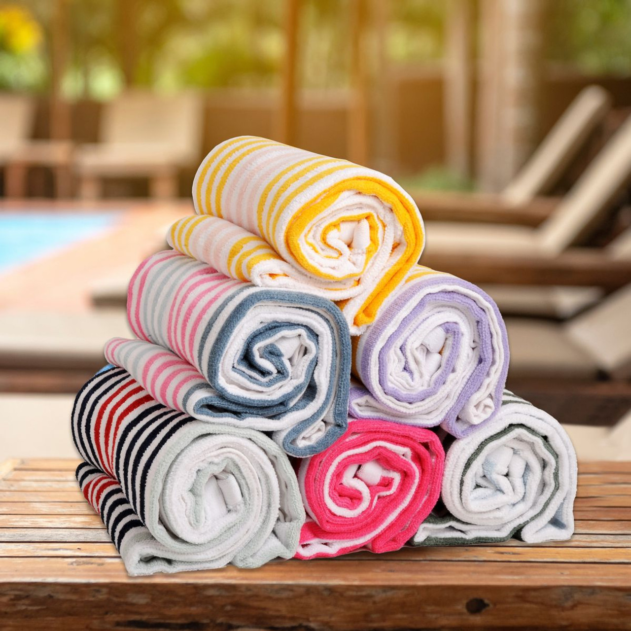 Dan River® Cabana Stripe Beach Towel (2 or 4-Pack) product image