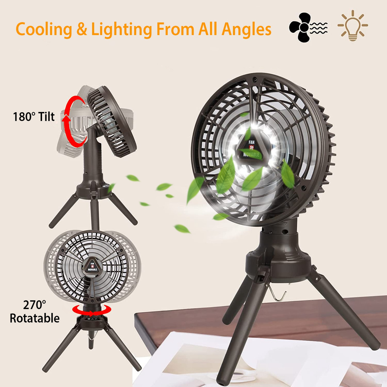 Portable Camping Fan by LakeForest® product image