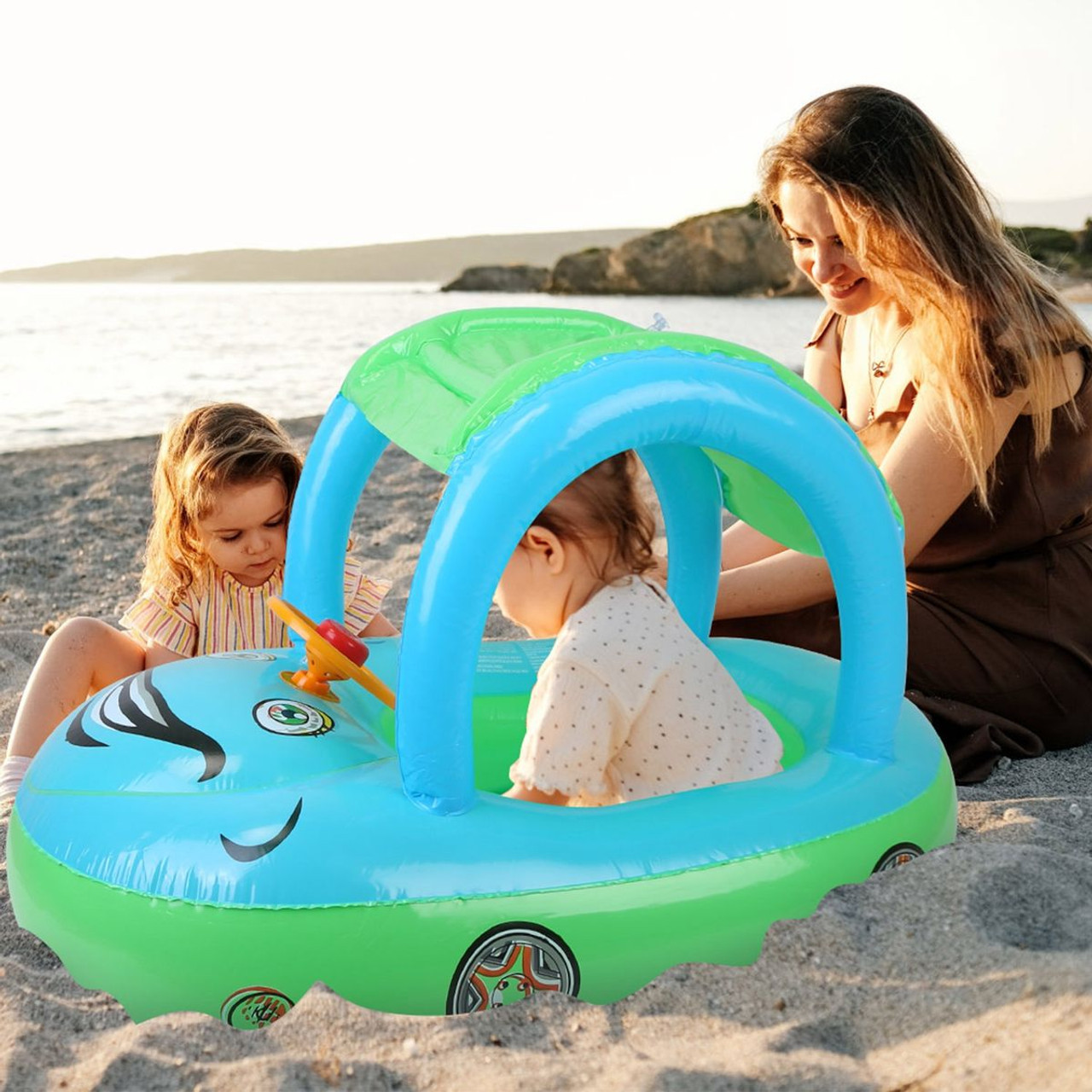 CoolWorld Floating Pool Inflatable Car for Babies  product image