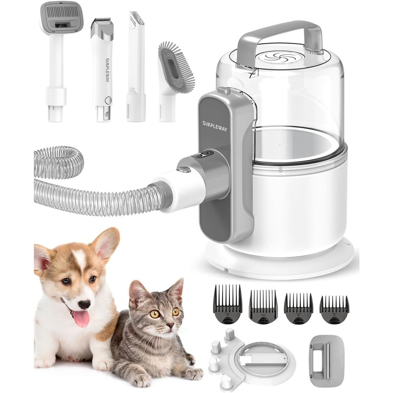 Simple Way™ 6-in-1 Pet Grooming Vacuum Kit product image